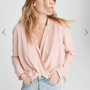 Rag & bone Dean shirt S dusty rose